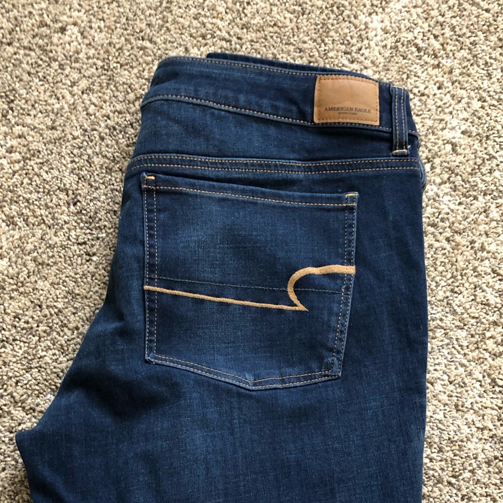 American Eagle Denim X4 Jegging Size 18, Long